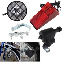 AliExpress NONE SX05 Economic 6V 3W IPX4 Bike Dynamo Light Classic Bicycle Generator HeadLight Rears Set Fitted to a Dynamo with Fixing Brackets