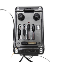 AliExpress NONE XFDZ Guitar Pickups Prefix Plus-T Onboard Preamp Matrix Acoustic Pickup EQ Equalizer with Tuner Soft Piezo