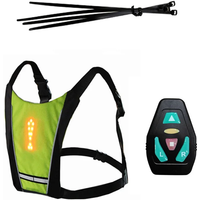 AliExpress Hot Sales LED Signal lights Warning Light Safety Reflective Safety Vest Jacket Wireless Remote Control Outdoor Waterproof h6