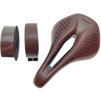 AliExpress NONE Retro Bicycle Saddle MTB Bike Saddle 155mm with Bike Bar Tape Road Bike Bicycle Brown color / Steel Saddle Rails Bicycle Cycling