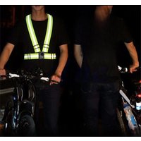AliExpress NONE Autumn Outdoor Running Night Sport Cycling Reflective Back Strap Vest Emergence Safety Warning Bands Adjustable Knit Fabric. Hot