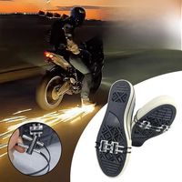 AliExpress NONE 1/3/5/10PCS Cycling Spark Bicycle Motorcycle Skateboard Sole Flame Shoe Cover Bicycle Motorcycle Cool Flame Equipment