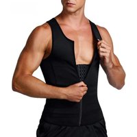 Men's Slimming Modeling Strap Belt Compression Corset Vest Body Shaper Shapewear Three-breasted Waist Trainer Fat Burner Tops