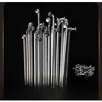 AliExpress NONE 36pcs High Strength 14G/14K J bend Mountain / Road Bicycle Steel Spokes Silvery Color 170-300mm BZN001