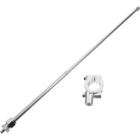 AliExpress NONE 1 Adjustable Telescopic Flagpole Aluminum Base Steel Pole Motorcycle Flagpole Bike Handlebar Mount Cycling Accessories Home
