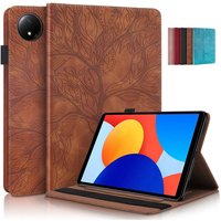 Coque for Redmi Pad SE 8.7 Case 2024 Embossed Tree PU Leather Flip Cover for Funda Xiaomi Redmi Pad SE 4G 8.7 inch Tablet Case
