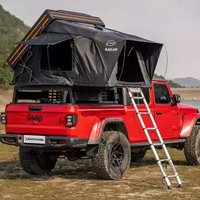 KAILOP 3-4 person aluminum high hard shell roof tent Car roof tent suitable for 4x4 off-road camping vehicle camping