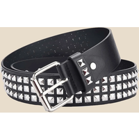 Fashion New Square Bead Rivet Belt Metal Pyramid Belt Men and Women Punk Hardware Jeans Belt Y2K Belt Designer Belt Women's Belt
