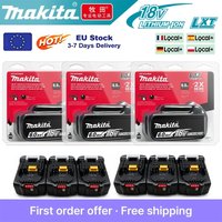 Original Makita Battery, 18V 6.0Ah Rechargeable Battery, Replacing Makita BL1830BL1840BL1850BL1860B, Power Tool Battery