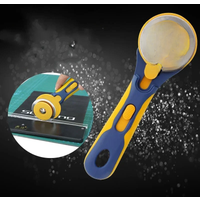 60mm Round Hob Rotary Cutter Fabric Sewing Leather Cloth Cutting Tool for Patchwork Fabric Quilting Leather Flat Cut Blades