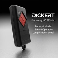 For 40mhz DICKERT Garage Door Opener Remote Control for MAHS40-01 MAHS40-04 1-Channel DICKERT 40.685mhz Handheld Transmitter