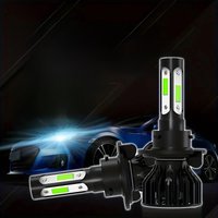 4-Sides LED Headlight Bulbs H4 9005 8000K Ice Blue H7 H13 LED Car Lamps Auto Lights For H8 H9 H11 9005 9006 9007 9004 9012 2PCS
