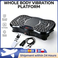 Vibrationsplattform mit Vibrationsfunktion für Ganzkörpertraining, zur Fettverbrennung und Muskelaufbau, zur Gewichtsreduktion und zur Körperformung, 5 Trainingsmodi und 99 einstellbare
