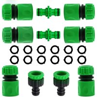 Garden Watering Hose ABS Quick Connector 1/2” End Double Male Hose Coupling Joint Adapter Extender Set For Hose Pipe Tube 2025
