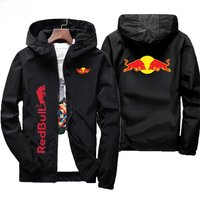 AliExpress Red Bull New trendy brand sports jacket, casual and comfortable fabric, fashionable, lightweight and cool outdoor zipper cycling suit