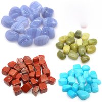 AliExpress NONE Natural Tumbled Stones Healing Crystal Reiki Quartz Gems Bulk Ore Gravel Energy Mineral Specimen Tank Aquarium Garden Home Decor
