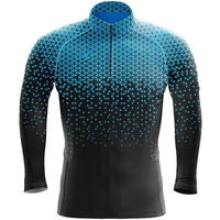 AliExpress Mountain Cycling Jersey Sublimation Custom Quick-Dry Men Top Long Sleeve Polyester Design Jersey 2021 New Riding Bike Hot Sale