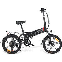 AliExpress SAMEBIKE Samebike 20LVXD30-II Folding Electric Bike 48V10.4Ah Lithium Battery 350W Rear Hub Motor Ebike Double Disc Brake 7S Shifter 20 Inch Electric Bicycle