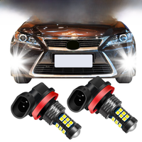 2X Car LED Fog Light Bulb For Lexus CT200H 2011 2012 2013 2014 2015 2016 Accessories Automotive Front Fog Lamps Replacing White