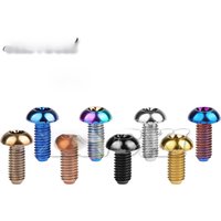 AliExpress NONE Xingxi 12Pcs Titanium Ti M5x10 12mm Screw Bolt for Disc Brake Rotors Mountain Bike & Road Bike T25 Torx Head Bicycle disc