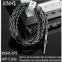 XINHS 4-Core 7N Single Crystal Copper Oil Immersed Graphene Headphone Cable 0.78mm Suitable for M5 Olina Fudu DZ4 Quintet F1 Pro