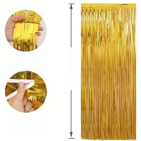 2025 New Aluminum Foil Streamers Colorful Metallic Tinsel Fringes Curtain Backdrop Holiday Supplies Graduation Party Decoration