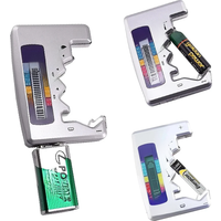 Digital Battery Tester LCD Display AA/AAA/9V/1.5V Button Cell Battery Capacity Check Detector Capacitance Diagnostic Tool