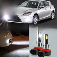 2Pcs 12V 6000K Front Fog Light LED Bulb Accessories Lamp Canbus For Lexus CT 200h CT200h 2011 2012 2013 2014 2015 2016 2017