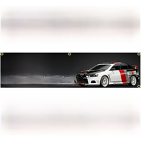 60X240cm Ralliarts High Performance Racing Car Banner Flag Polyester Printed Garage or Outdoor Decoration Tapestry