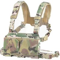 DMGear Lightweight Equipment Plate Carrier Hunting Chest Rig Tactical Vest for Airsoft, Outdoor & Paintball Camping Chest Rig