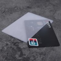 10pcs/lot Transparent Card Protector Sleeves Bank Bus Waterproof ID Card Document Case Business Credit Card Cover Purse Bags