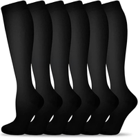 AliExpress NONE Running Men Women New Compression Socks Sports Golfs High Tube Socks For Varicose Veins Cycling Football Flight Travel Medias