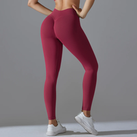 AliExpress Rooftrellen Yoga Leggings Seamless Gym Leggings Women Yoga Pants Sexy High Waist Booty Lifting Leggings Women Running Cycling Fitness Wear