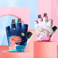 AliExpress loogdeel LOODEEL Children's Gloves Handwriting Skateboarding Hand Protection Non-slip Outdoor Sports Cycling For 3-12 Years Old Boy Girl