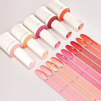 2/3/5pcs Kit Venalisa 10ml Color Nail Gel Polish Kit HEMA/TPO Free Ultra Glossy Diamond Tempered Top Round Shape Brush Varnish