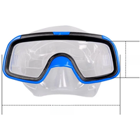 Children Diving Mask Set Anti-Fog Swimming Goggle Masks Snorkel Fins Kit for Kid Easy To Use Children Kids Boys Girls 1 Set