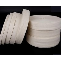 5 Yards 1/1.5/2/2.5/3/3.5/4/5cm Width White/Ivory Cotton Ribbon Webbing Tape Home Textile Supplies Diy Crafts Sewing Accessories