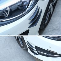Universal Car Front Bumper Diffuser Canard Trims For BMW G20 E46 E92 X5 E70 Golf 5 6 7 Gti Audi Q7 A4 B7 A3 8V Volvo Xc90