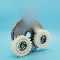 AliExpress NONE 47.3x13mm Oblique Gear 35 Teeth Electric Bike Nylon Gears 7.94mm Bearings With 88mm Left or Right Clutch For Hub Motor Parts