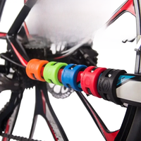 AliExpress enlee ENLEE Rubber Bicycle Guard Chain Protector Road Mountain Bike MTB Frame Silicone Protection Ring 4pcs Per Set Cycling Accessorie