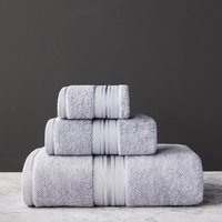 High Quality Long-staple Cotton Bath Towel Set Solid Color Thicken Bathroom Towel Set Soft Comfortable