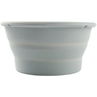 Yaqi Gray Color Collapsible Silicone Shaving Bowl For Travel