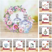 New Metal Cutting Dies DIY Scrapbooking Photo Album Cerise Bloom Die Set Decorative Embossing Paper Card Crafts