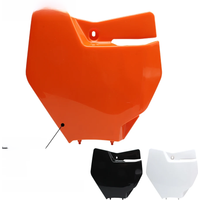 AliExpress PowerMotor Motocross Enduro Number Plate Flat Motorcycle Mask Dirt Bike for KTM EXC XC SX XC-F SX-F SMR 125 to 450 Universal Number Holder