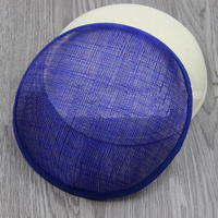 Fashion Women Sinamay Millinery DIY Hat Fascinator Hat Base Round Free Size Wedding Dinner Birthday Party 18cm