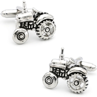 Auto Design Tractor Cufflinks Quality Brass Material Black Color Cuff Links Wholesale&retail