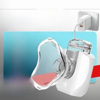 AiQUE Rechargeable Mini Nebulizer Handheld Asthma Inhaler Portable Atomizer Silent Medical Nebulize for Adult Kids Health Care