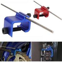 AliExpress Black Works Racing Chain Alignment Tool SuitableQuick Accurate Alignment Tool Universal For Motorcycle ATV Bike Sprocket Sport Dirt Bike Red/Blue