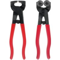 1/2Pcs Glass Tile Nippers Set Wheeled Glass Mosaic Nipper and Ceramic Tile Nipper for Glass Mosaic Ceramics Stone Metal Cutting