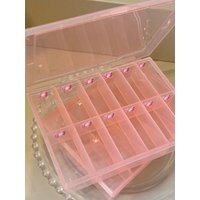 10 Grids Transparent Empty Nail Foils Storage Box Plastic Jewelry Beads Gems Rhinestones False Nail Art Tips Box Case Organizer